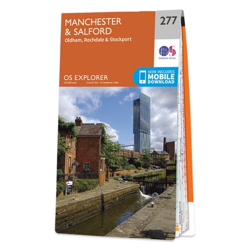 Wandelkaart - Topografische kaart 277 OS Explorer Map Manchester & Sal