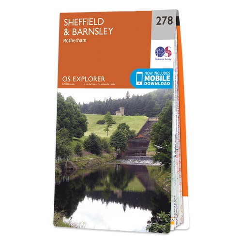 Online bestellen: Wandelkaart - Topografische kaart 278 OS Explorer Map Sheffield & Barnsley | Ordnance Survey