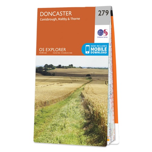 Online bestellen: Wandelkaart - Topografische kaart 279 OS Explorer Map Doncaster | Ordnance Survey