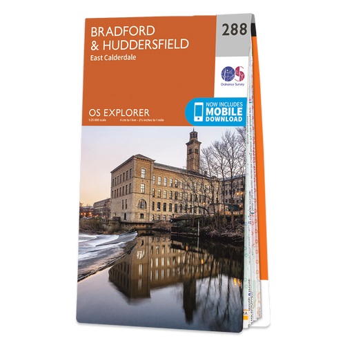 Online bestellen: Wandelkaart - Topografische kaart 288 OS Explorer Map Bradford, Huddersfield | Ordnance Survey