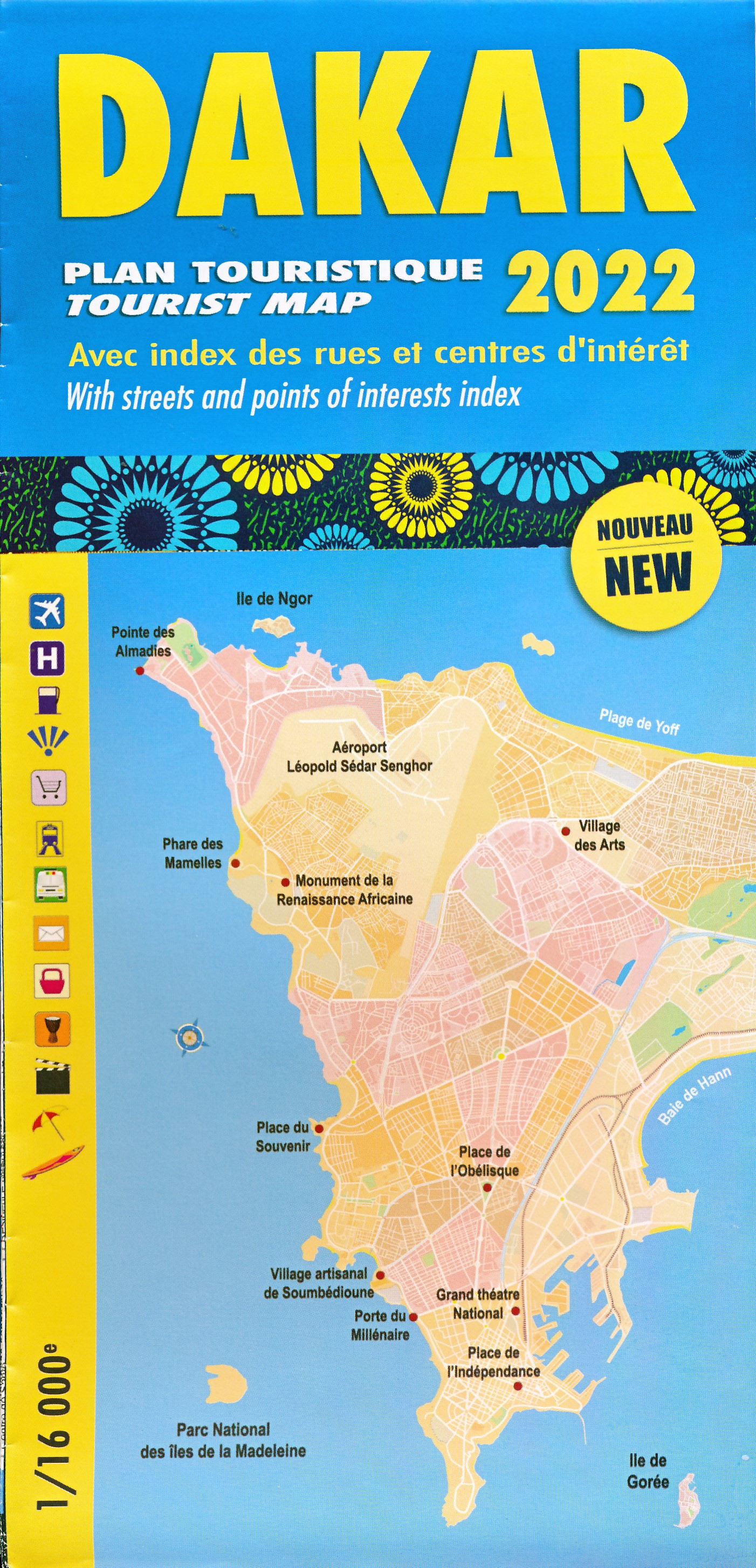 Online bestellen: Stadsplattegrond Dakar | Laure Kane