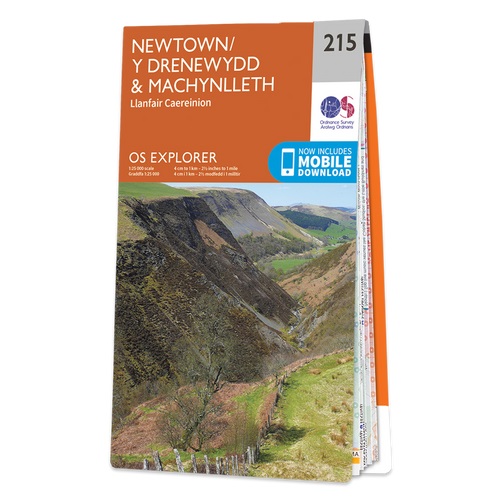 Online bestellen: Wandelkaart - Topografische kaart 215 OS Explorer Map Newtown, Machynlleth | Ordnance Survey