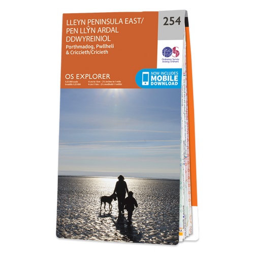 Online bestellen: Wandelkaart - Topografische kaart 254 OS Explorer Map Lleyn Peninsula East | Ordnance Survey