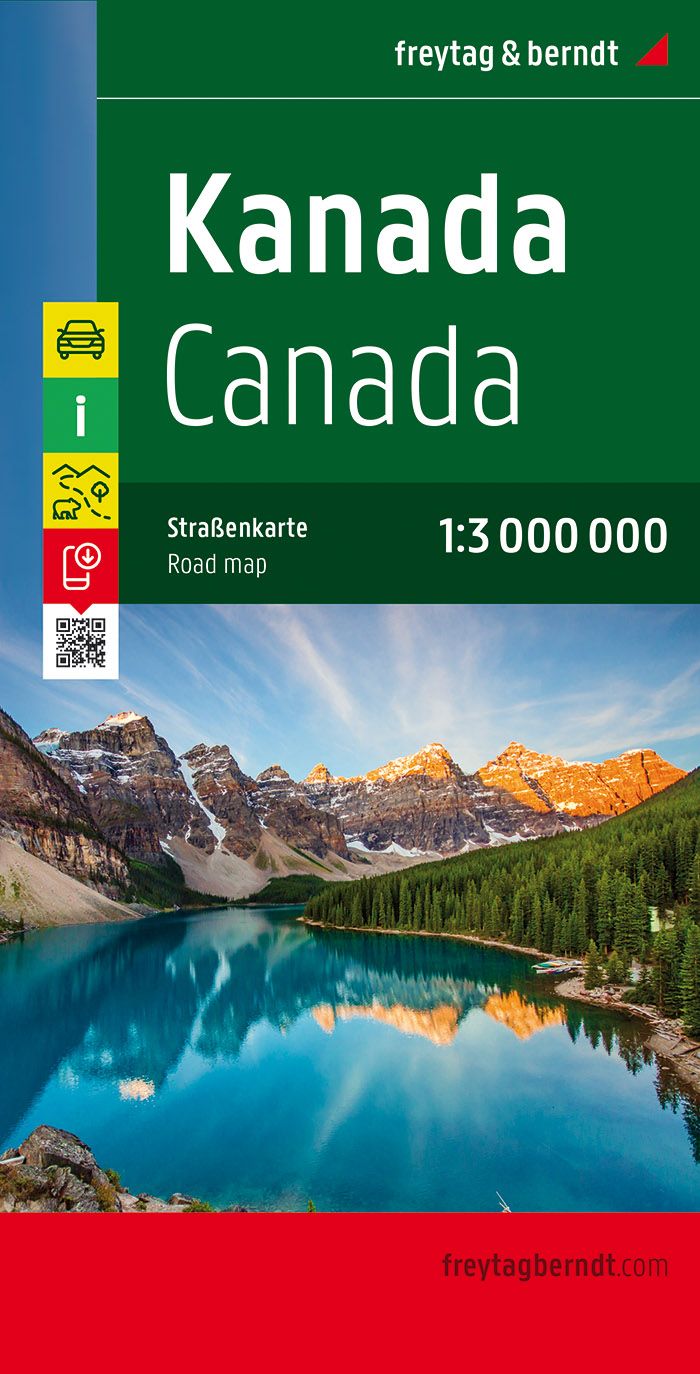 Online bestellen: Wegenkaart - landkaart Canada | Freytag & Berndt