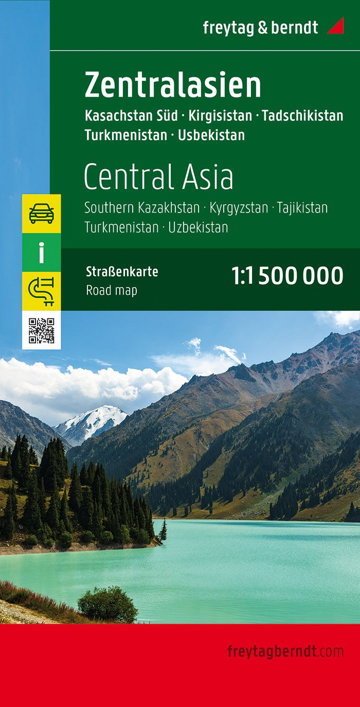 Online bestellen: Wegenkaart - landkaart Centraal Azië | Freytag & Berndt