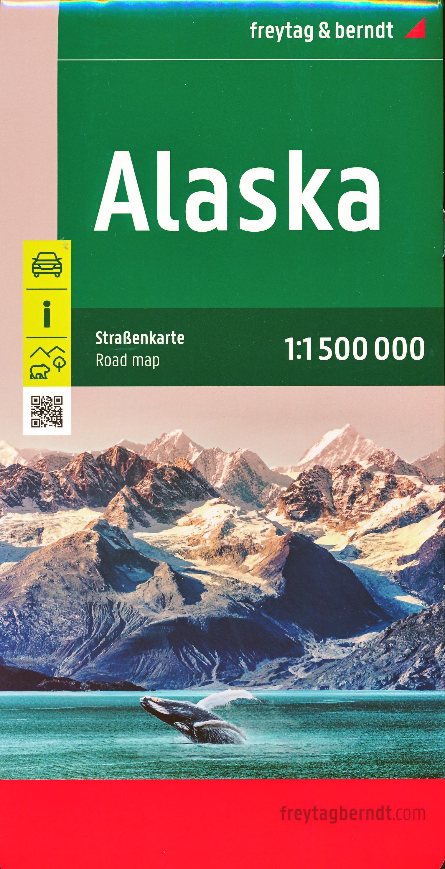 Online bestellen: Wegenkaart - landkaart Alaska | Freytag & Berndt