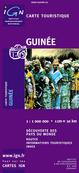 Wegenkaart - Landkaart Guinée | IGN | 