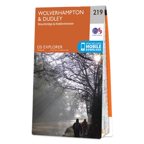 Online bestellen: Wandelkaart - Topografische kaart 219 OS Explorer Map Wolverhampton, Dudley | Ordnance Survey
