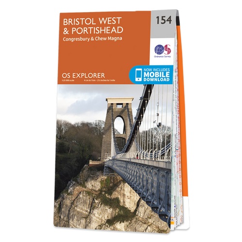 Online bestellen: Wandelkaart - Topografische kaart 154 OS Explorer Map Bristol West, Portishead | Ordnance Survey