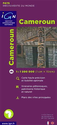 Wegenkaart - Landkaart - Routekaart Kameroen - Cameroun | IGN |