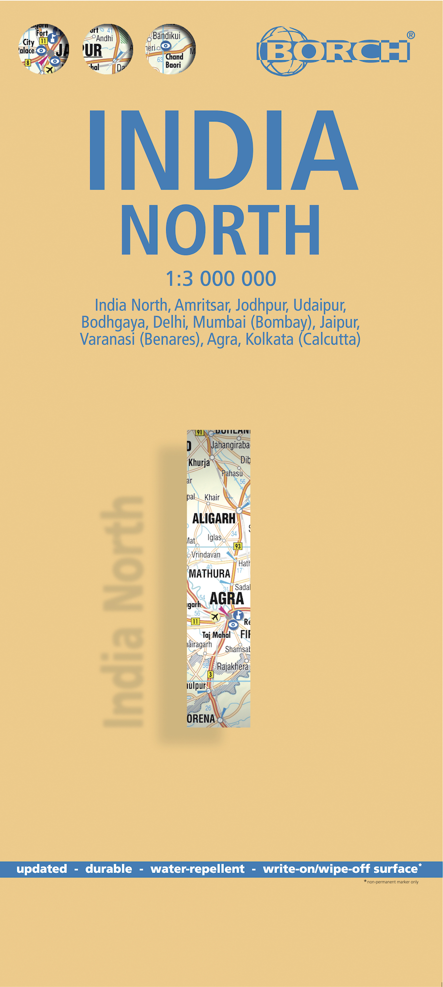 Wegenkaart – landkaart India Noord | Borch
