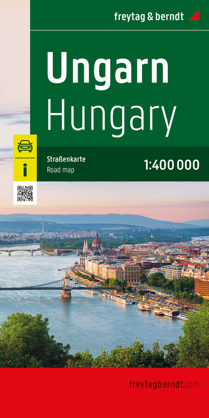Online bestellen: Wegenkaart - landkaart Hongarije | Freytag & Berndt