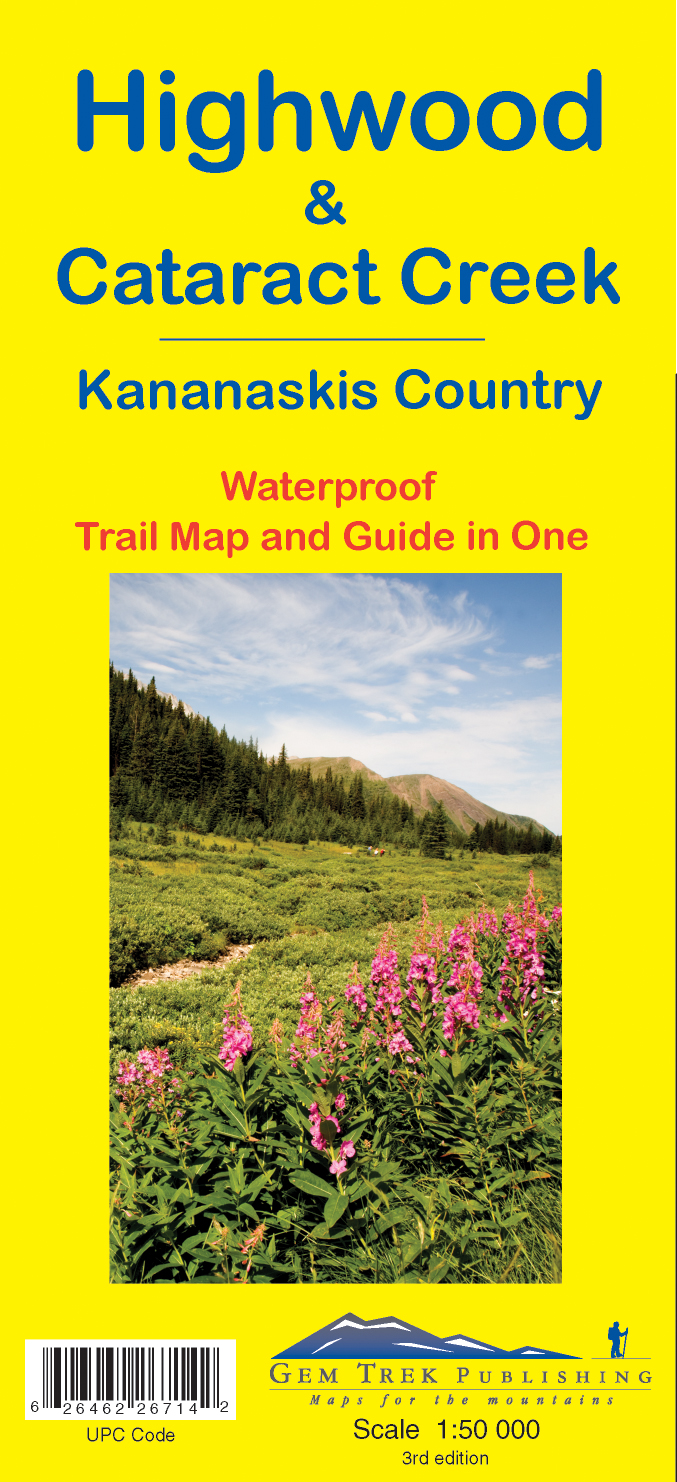 Online bestellen: Wandelkaart 09 Highwood & Cataract Creek | Gem Trek Maps