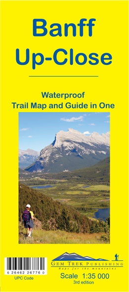 Online bestellen: Wandelkaart 11 Banff Up-Close | Gem Trek Maps