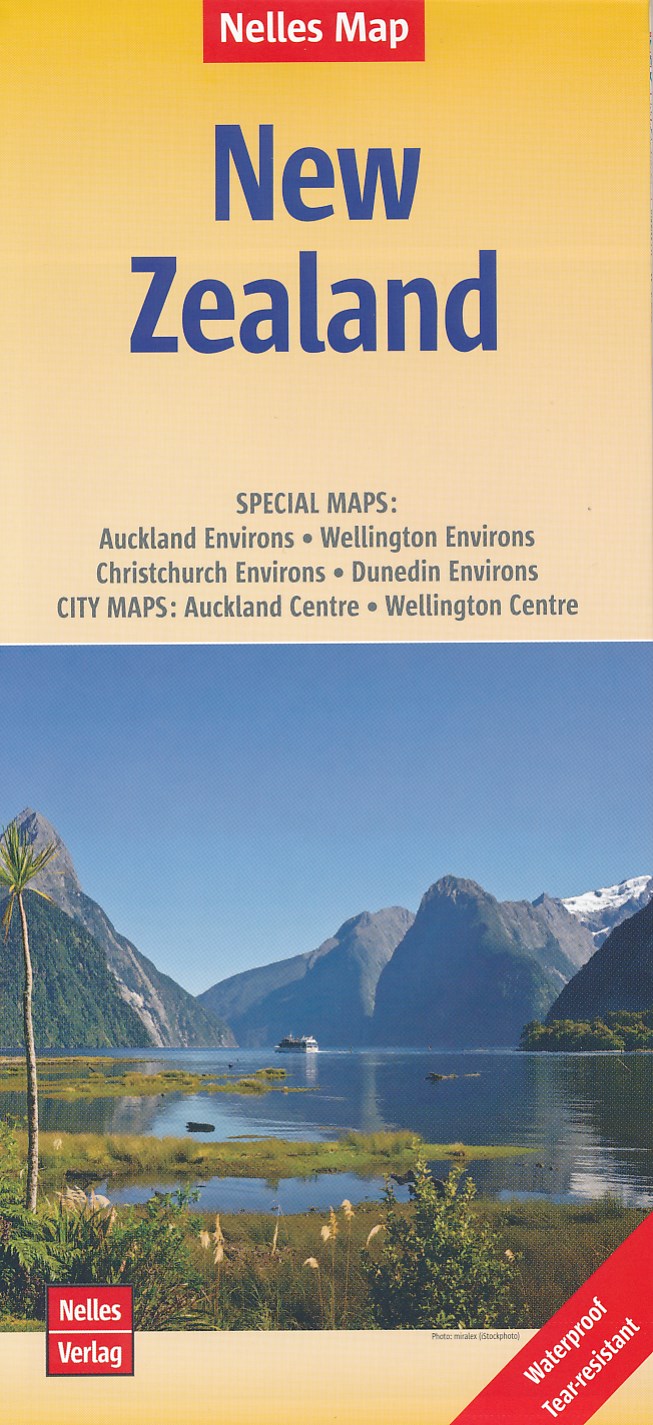 Online bestellen: Wegenkaart - landkaart New Zealand - Nieuw Zeeland | Nelles Verlag