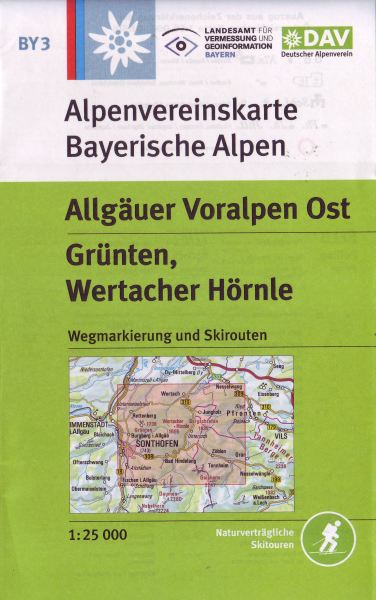 Online bestellen: Wandelkaart BY03 Alpenvereinskarte Allgäuer Voralpen Ost | Alpenverein