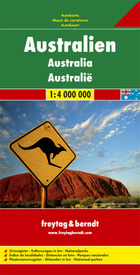Wegenkaart - landkaart Australie - Australië | Freytag & Berndt |