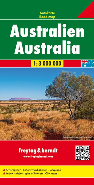 Online bestellen: Wegenkaart - landkaart Australia - Australië | Freytag & Berndt