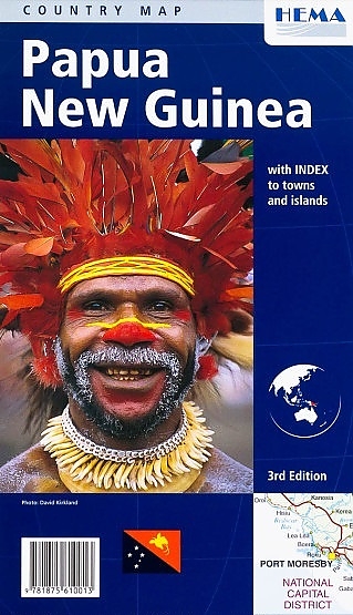 Online bestellen: Wegenkaart - landkaart Papua New Guinea | Hema Maps