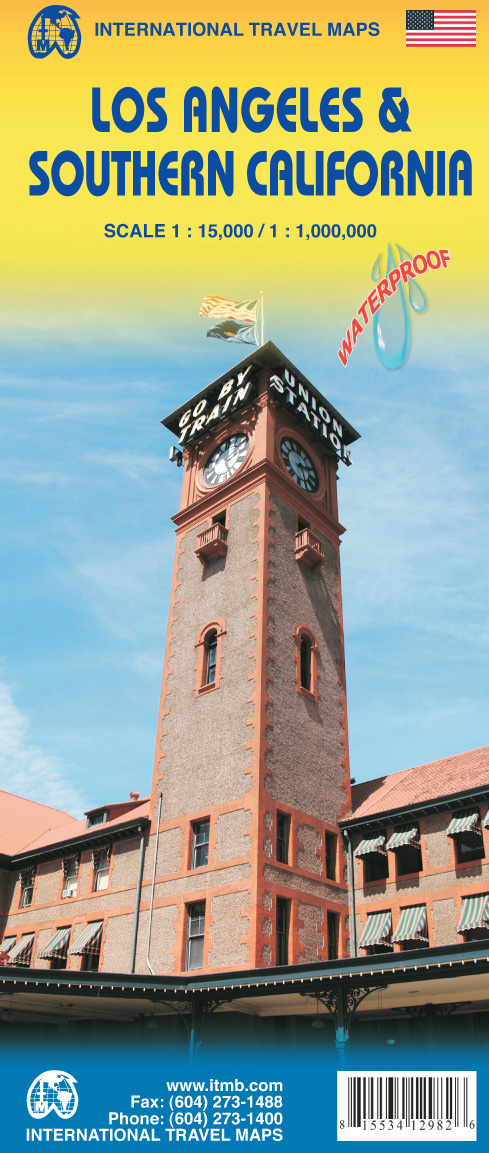 Stadsplattegrond - wegenkaart Los Angeles & zuid Californië | ITMB |