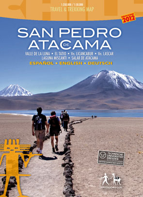 Wandelkaart San Pedro de Atacama | Viachile Editores | 