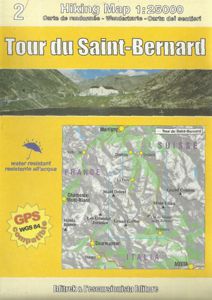 Online bestellen: Wandelkaart Tour du Saint-Bernard | L'Escursionista editore