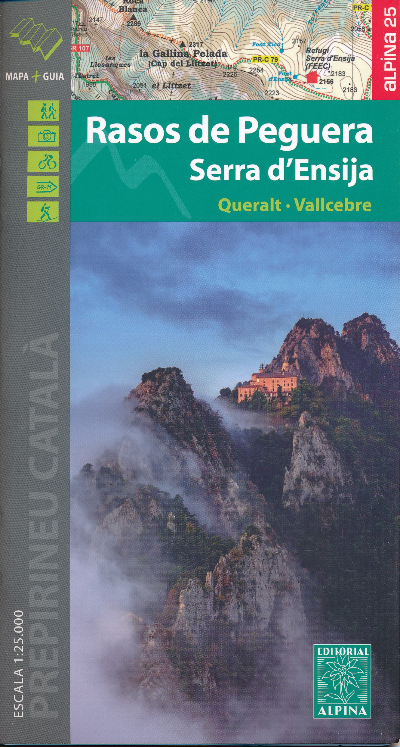 Online bestellen: Wandelkaart 37 Rasos de Peguera | Editorial Alpina