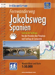 Online bestellen: Wandelgids - Pelgrimsroute Hikeline Jakobsweg Spanien | Esterbauer