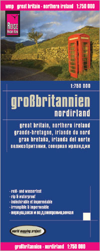 Online bestellen: Wegenkaart - landkaart Groot Brittannie en Noord Ierland | Reise Know-How Verlag