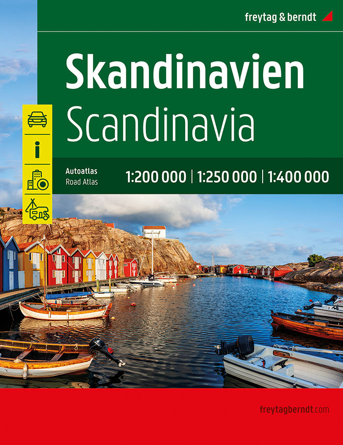Online bestellen: Wegenatlas Superatlas Scandinavië - Skandinavien | Freytag & Berndt