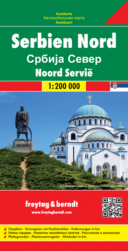 Online bestellen: Wegenkaart - landkaart Noord Servië - Serbien Noord | Freytag & Berndt