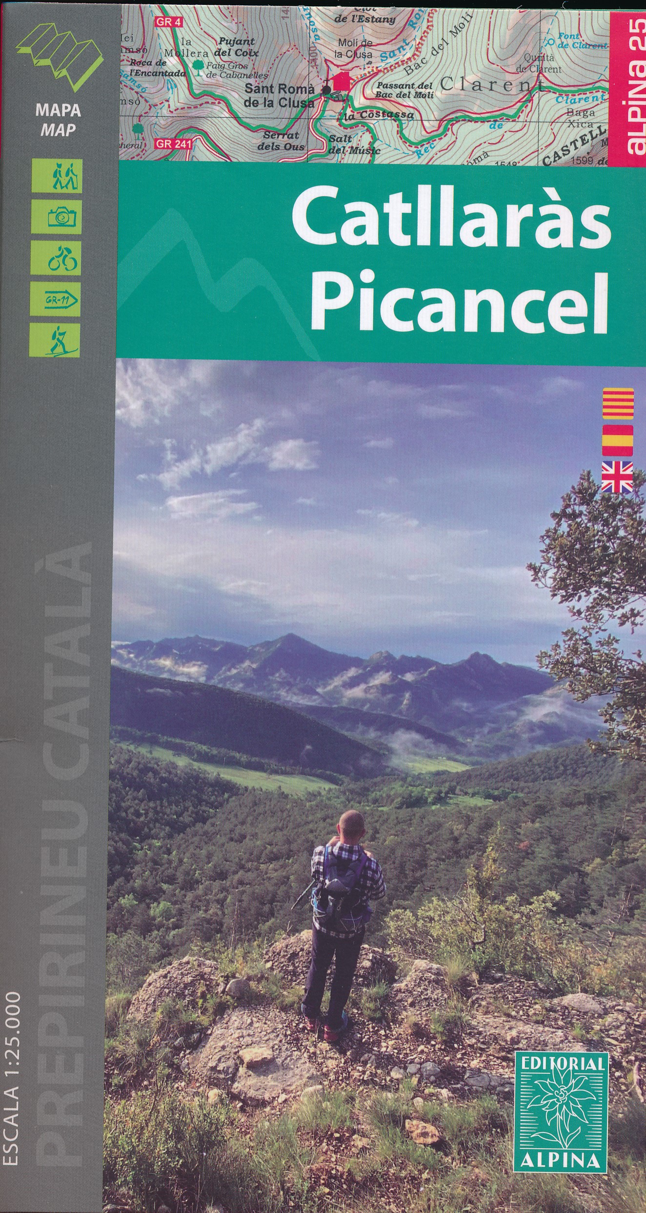 Online bestellen: Wandelkaart 39 Catllaràs Picancel | Editorial Alpina