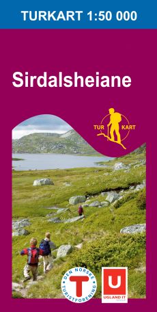 Wandelkaart 2543 Sirdalsheaine - Noorwegen | Turkart Ugland | 