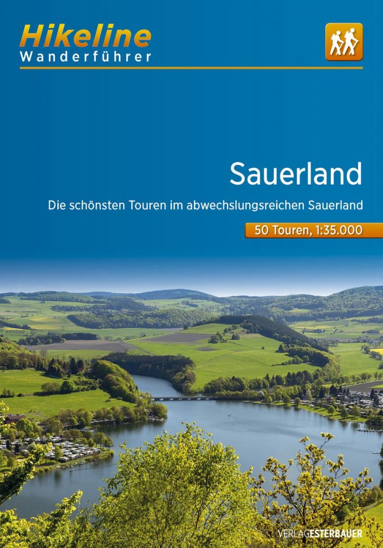 Online bestellen: Wandelgids Hikeline Sauerland | Esterbauer