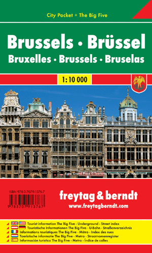 Online bestellen: Stadsplattegrond City Pocket Brussel | Freytag & Berndt