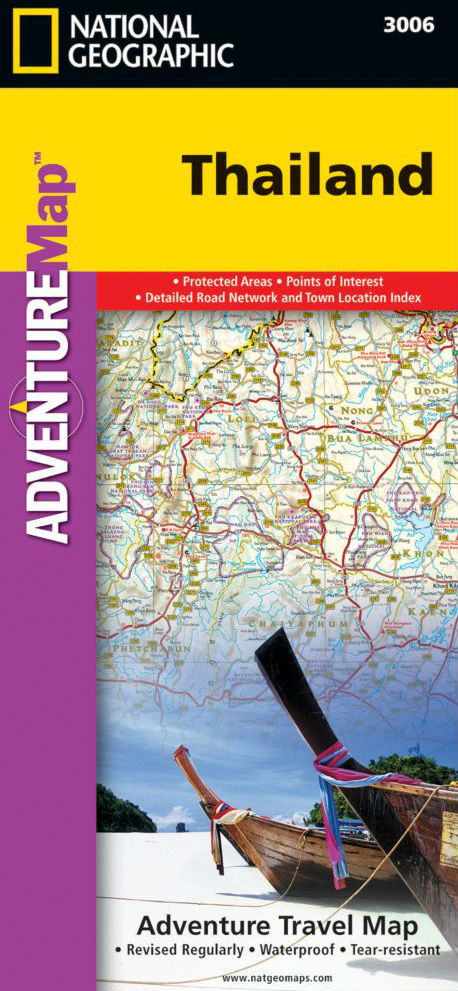 Wegenkaart - landkaart 3006 Thailand | National Geographic | 