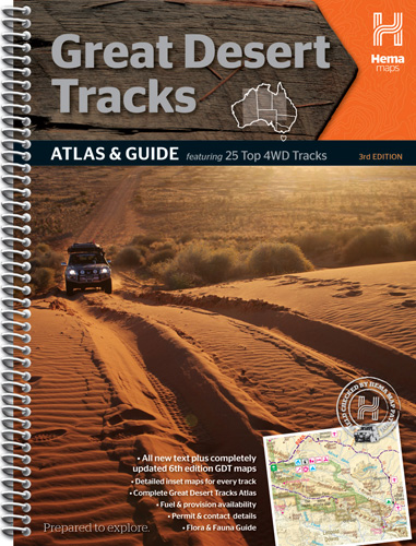Wegenatlas Australië - Great Desert Tracks Atlas &amp; Guide | Hema maps  | 