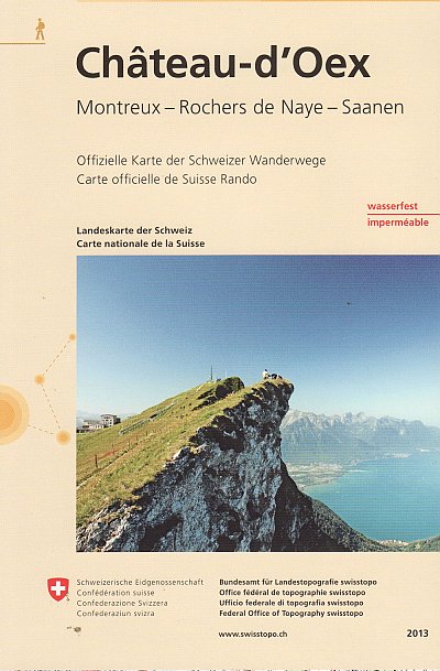 Wandelkaart 3302T Château-d'Oex | Bundesamt fur Landestopographie Zwitserland | 