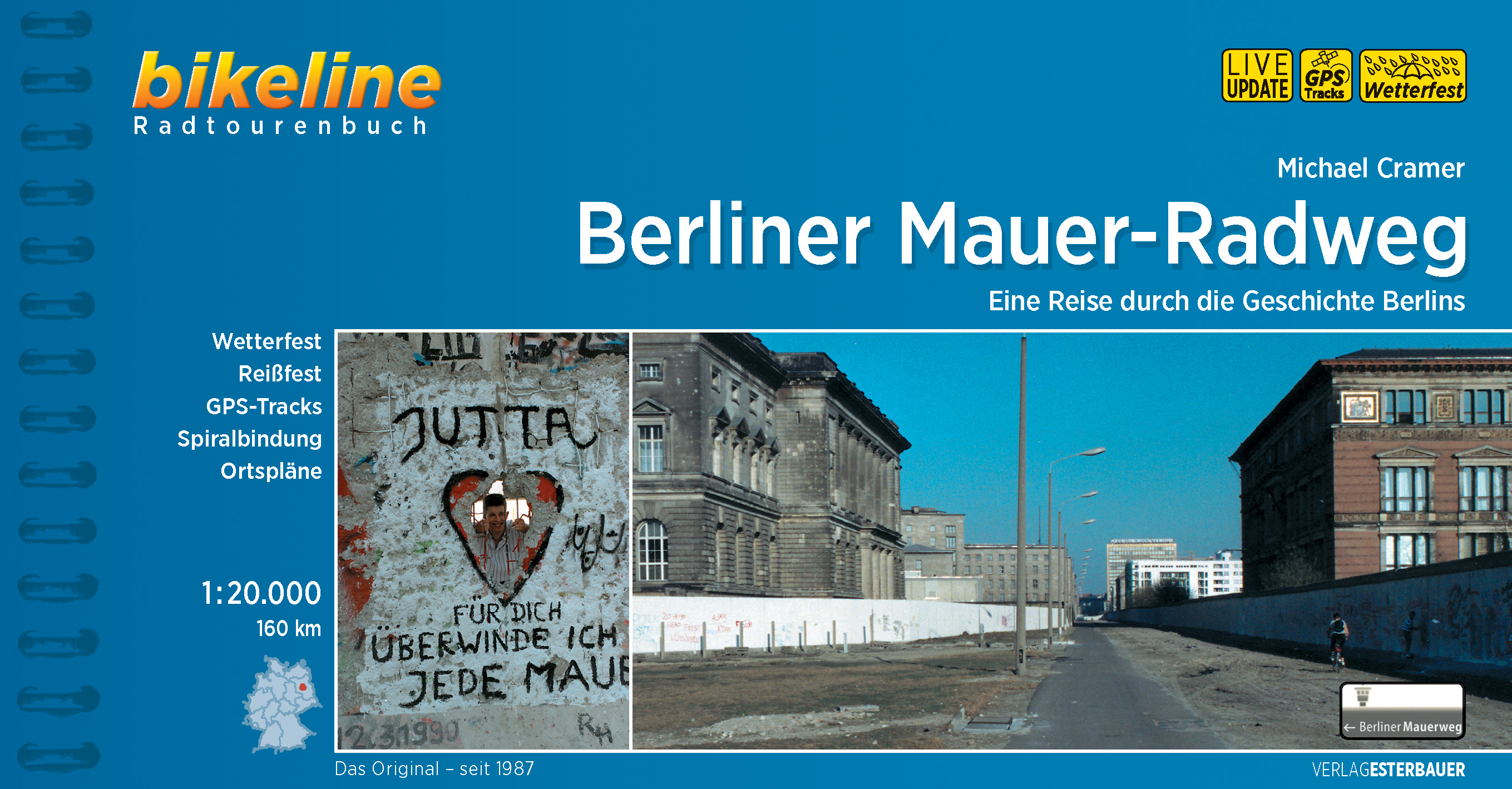 Online bestellen: Fietsgids Bikeline Berliner Mauer-Radweg | Esterbauer