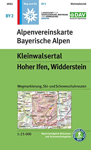Online bestellen: Wandelkaart BY02 Alpenvereinskarte Bayerische Alpen - Kleinwalsertal | Alpenverein