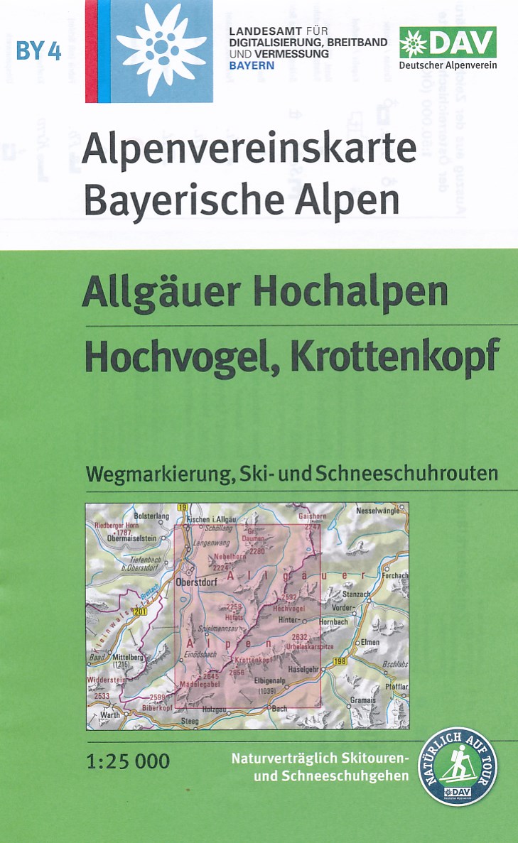 Online bestellen: Wandelkaart BY04 Alpenvereinskarte Allgäuer Hochalpen | Alpenverein