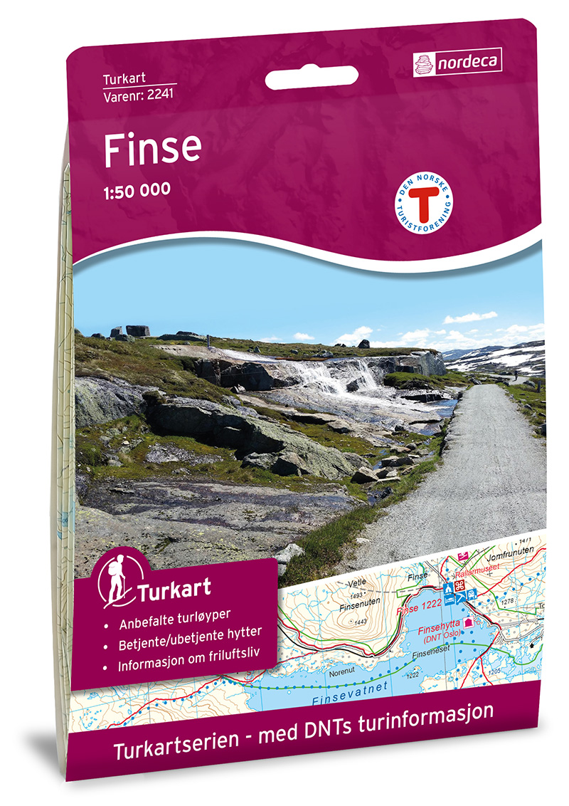 Online bestellen: Wandelkaart 2241 Turkart Finse | Nordeca