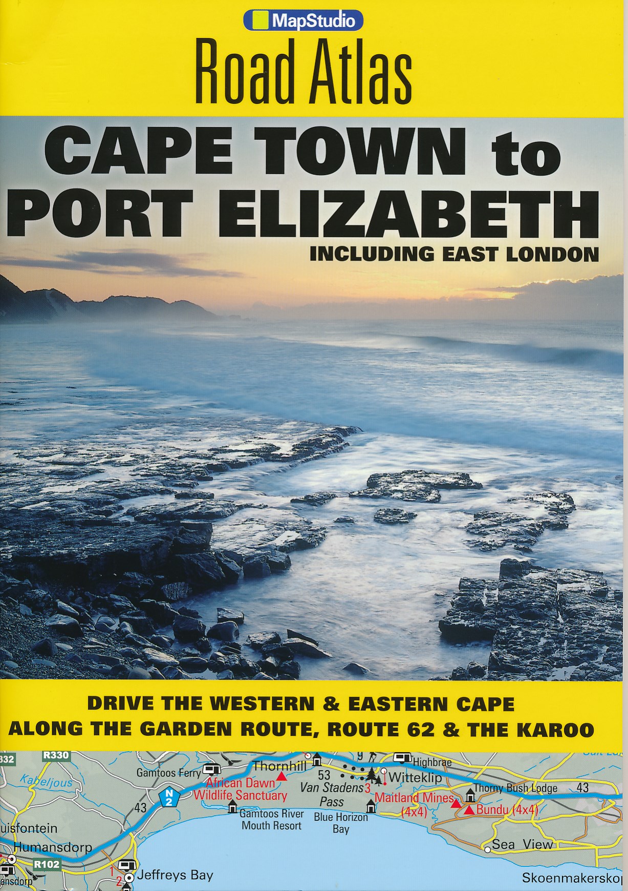 Wegenatlas Cape Town to Port Elizabeth Road Atlas | Mapstudio | 