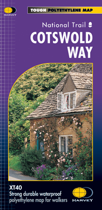 Online bestellen: Wandelkaart Cotswold Way | Harvey Maps