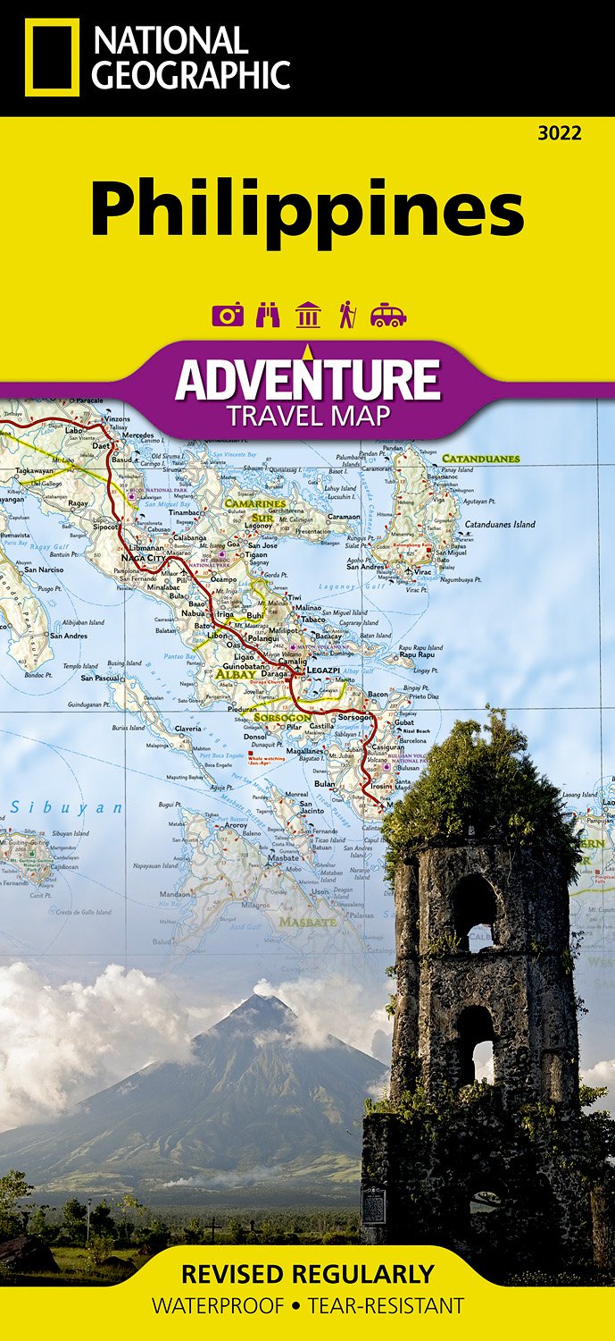 Online bestellen: Wegenkaart - landkaart 3022 Adventure Map Philippines - Filipijnen | National Geographic