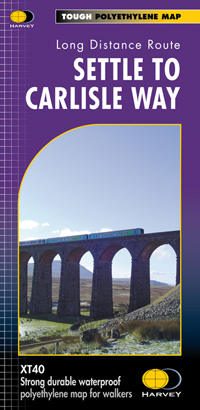 Online bestellen: Wandelkaart Settle to Carlisle Way | Harvey Maps