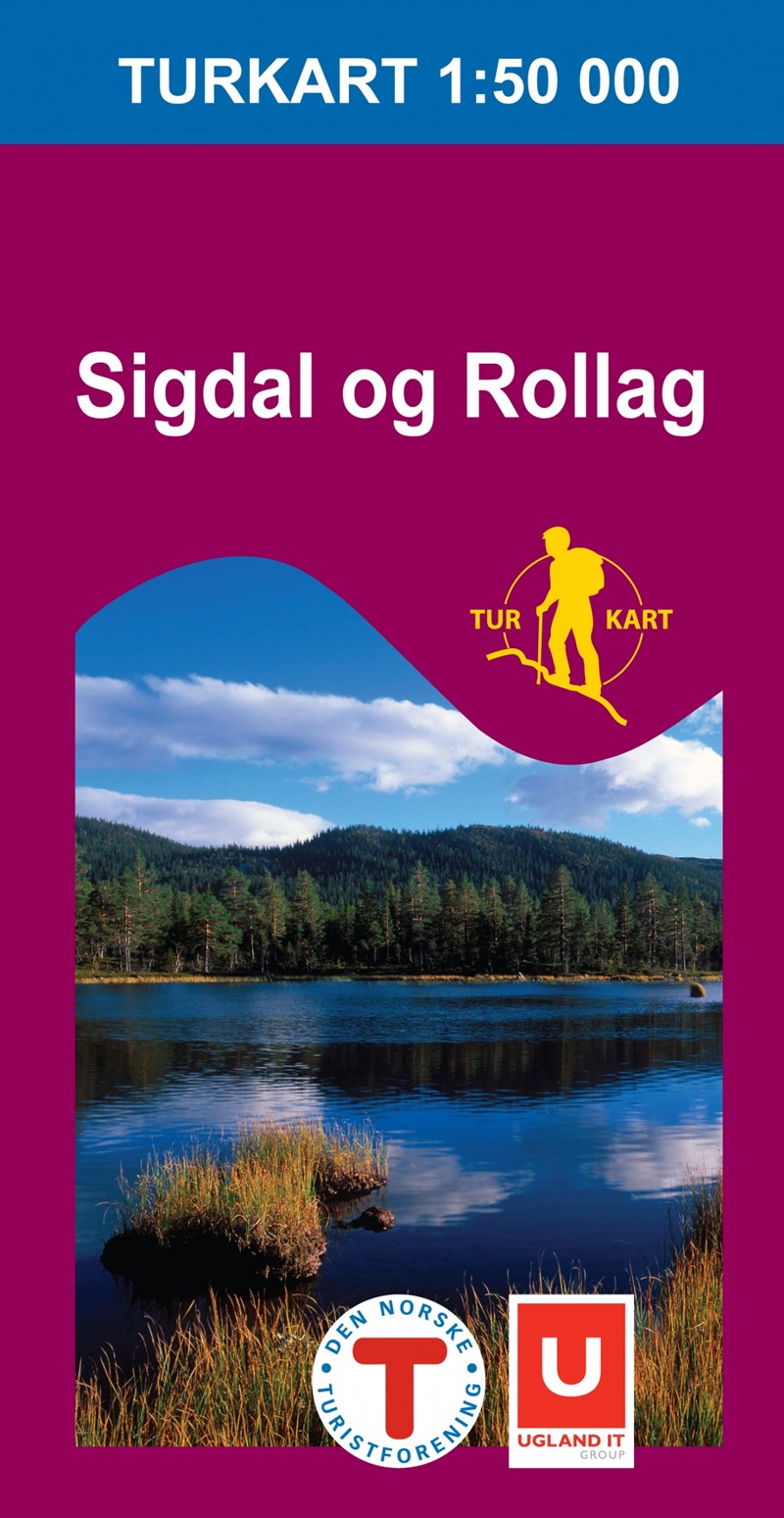 Online bestellen: Wandelkaart 2571 Turkart Sigdal - Rollag | Nordeca