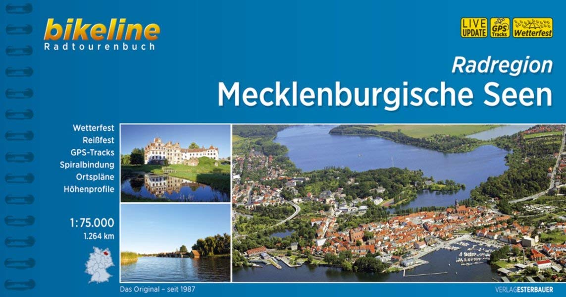 Online bestellen: Fietsgids Bikeline Mecklenburgische Seen Radregio | Esterbauer