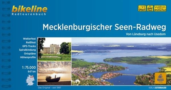 Online bestellen: Fietsgids Bikeline Mecklenburgischer Seen radweg | Esterbauer