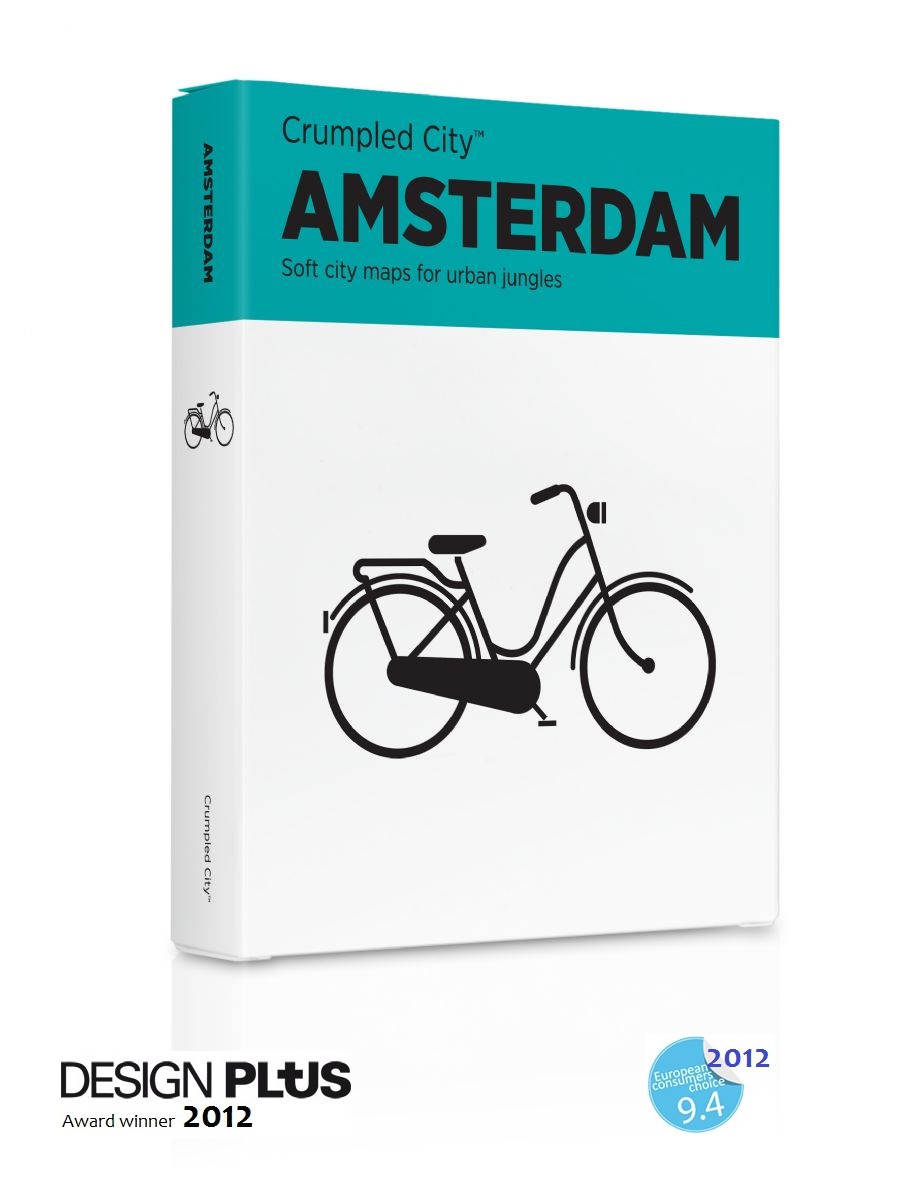 Crumpled City map Amsterdam | Palomar | 